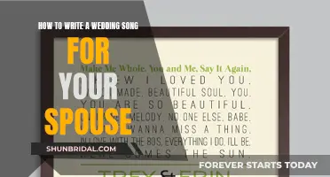 Writing a Wedding Song: Capturing Love in Lyrics