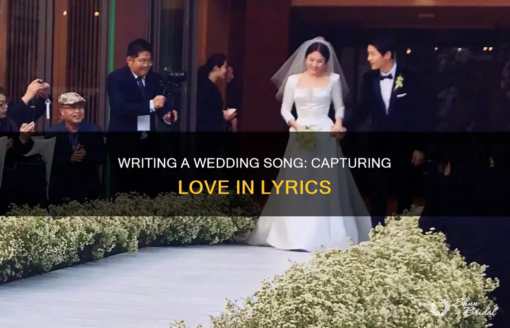 how to write a wedding song for your spouse