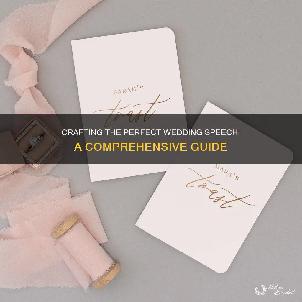 how to write a wedding speech book