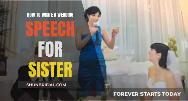 Crafting the Perfect Wedding Speech for Your Sister's Big Day