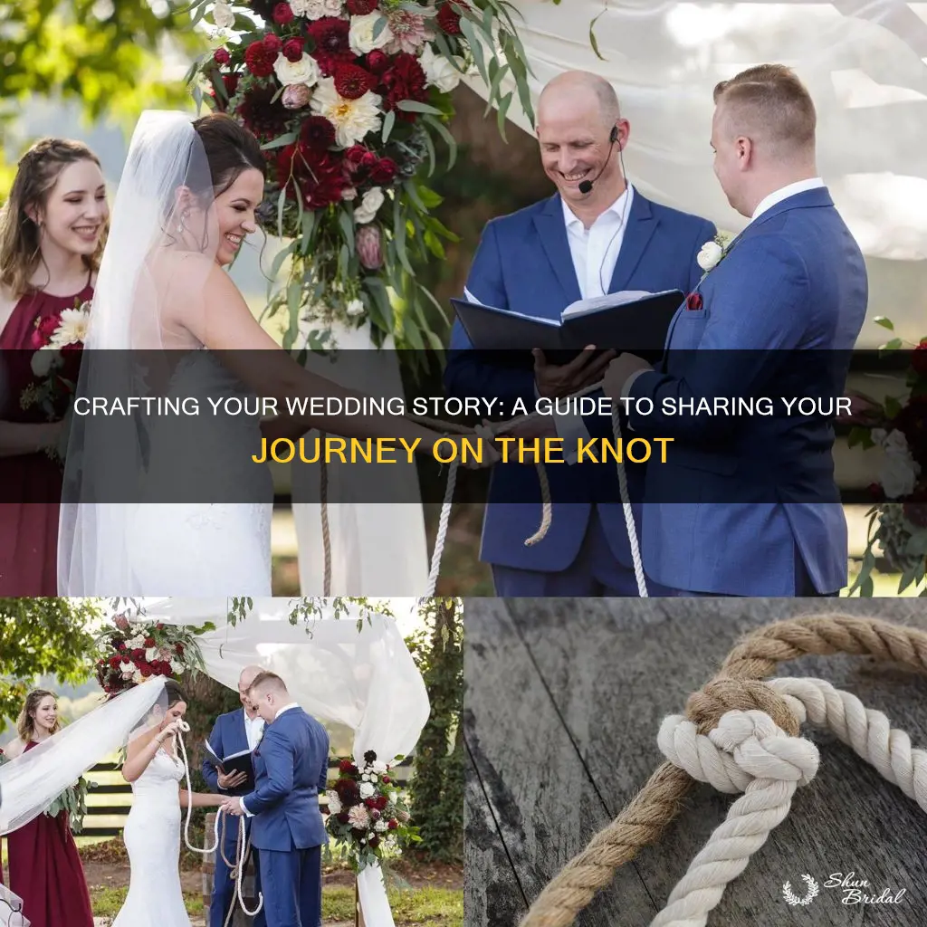 how to write a wedding story on the knot