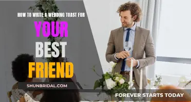 Crafting a Heartfelt Wedding Toast for Your Best Friend: A Guide