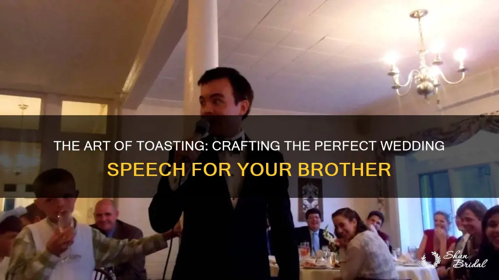 how to write a wedding toast for your brother