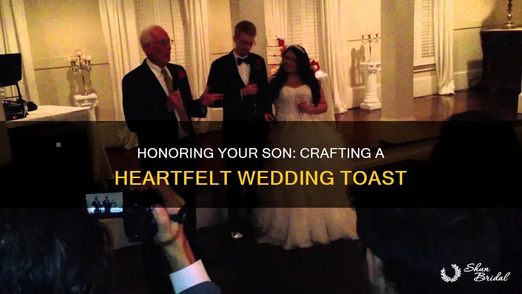 how to write a wedding toast for your son