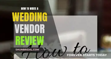 Writing the Perfect Wedding Vendor Review: A Step-by-Step Guide