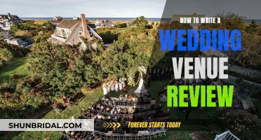 Writing a Wedding Venue Review: Tips and Tricks
