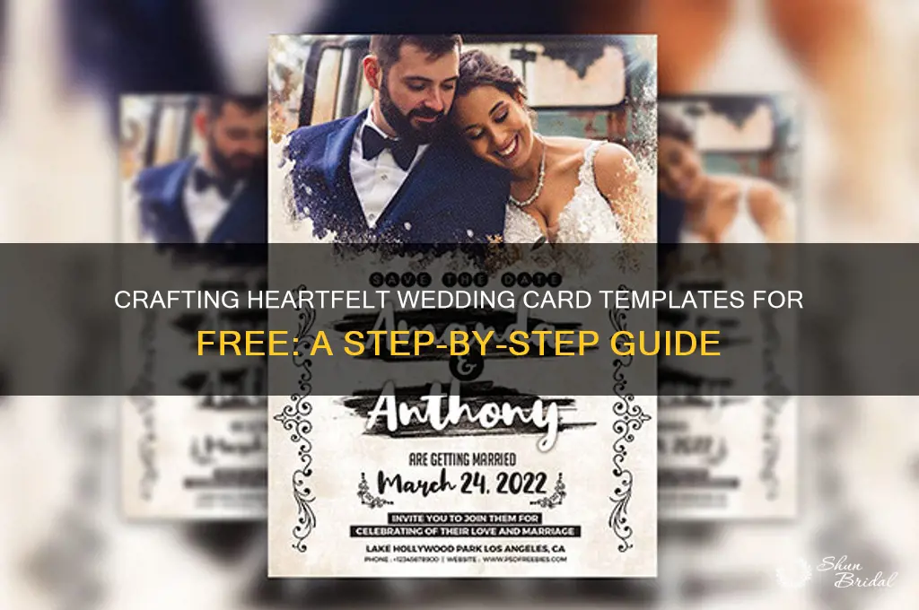 how to write a word wedding card template free