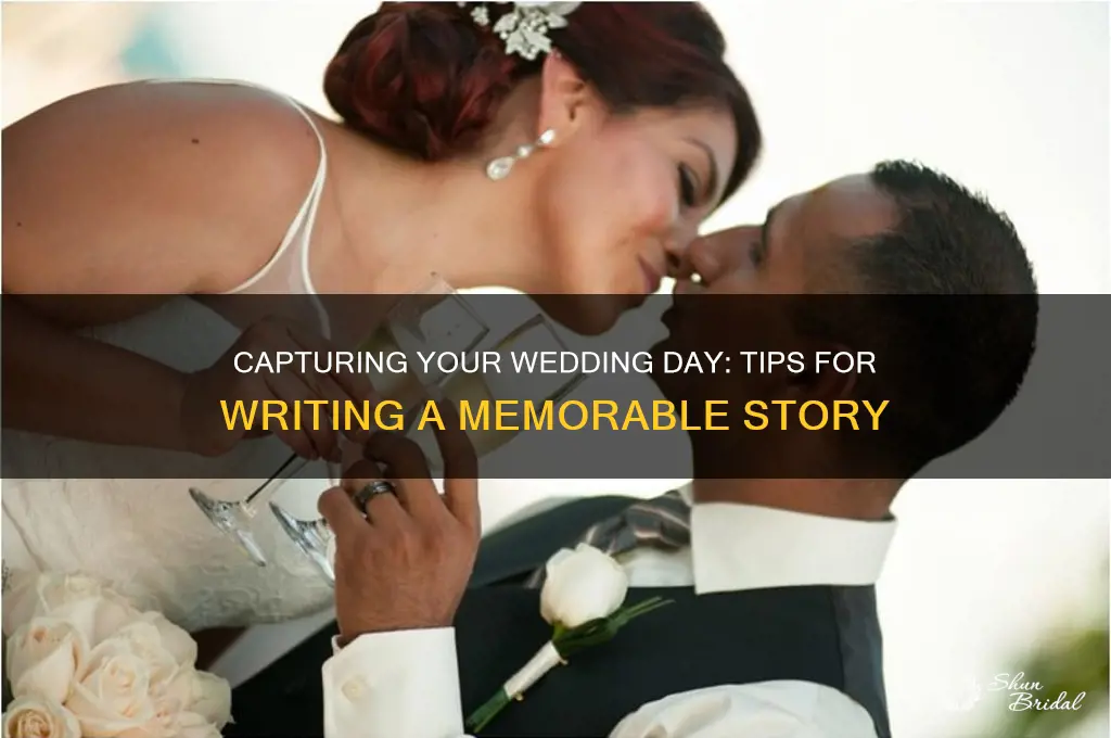 how to write about my wedding day