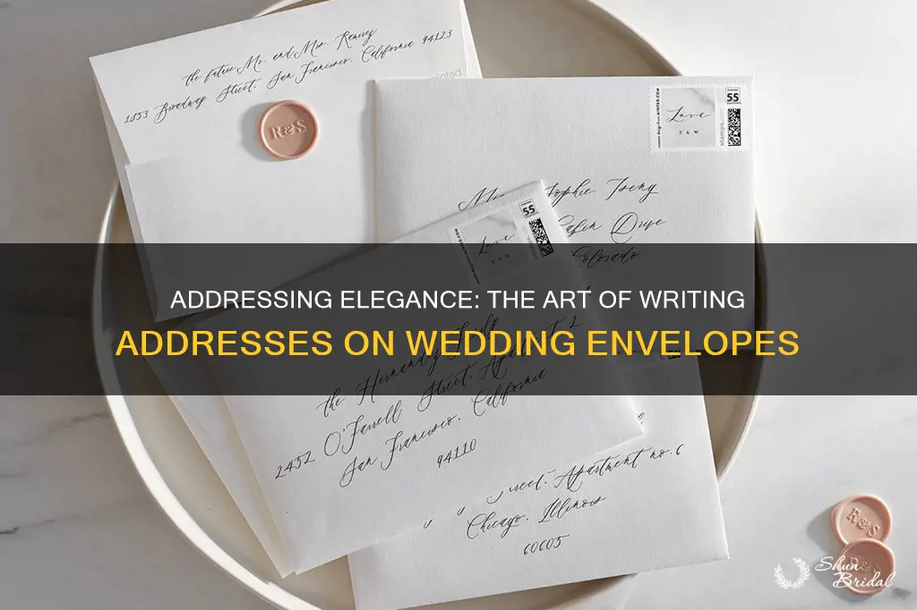 how to write address on envelope for wedding