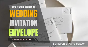 Writing Addresses: Wedding Invitation Envelope Etiquette