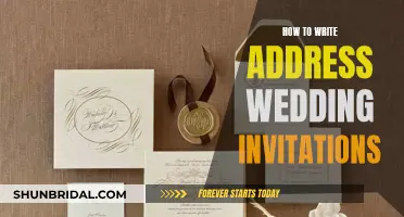 Writing Wedding Invites: Addressing Etiquette Made Simple