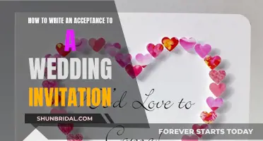 Responding to Wedding Invites: Your Guide to Acceptance