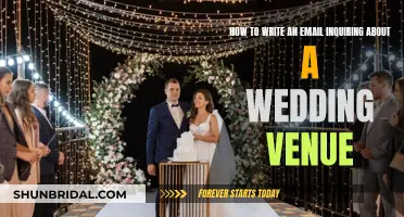 Inquiring About Wedding Venues? Crafting the Perfect Email