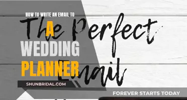 Crafting the Perfect Email to a Wedding Planner: A Step-by-Step Guide