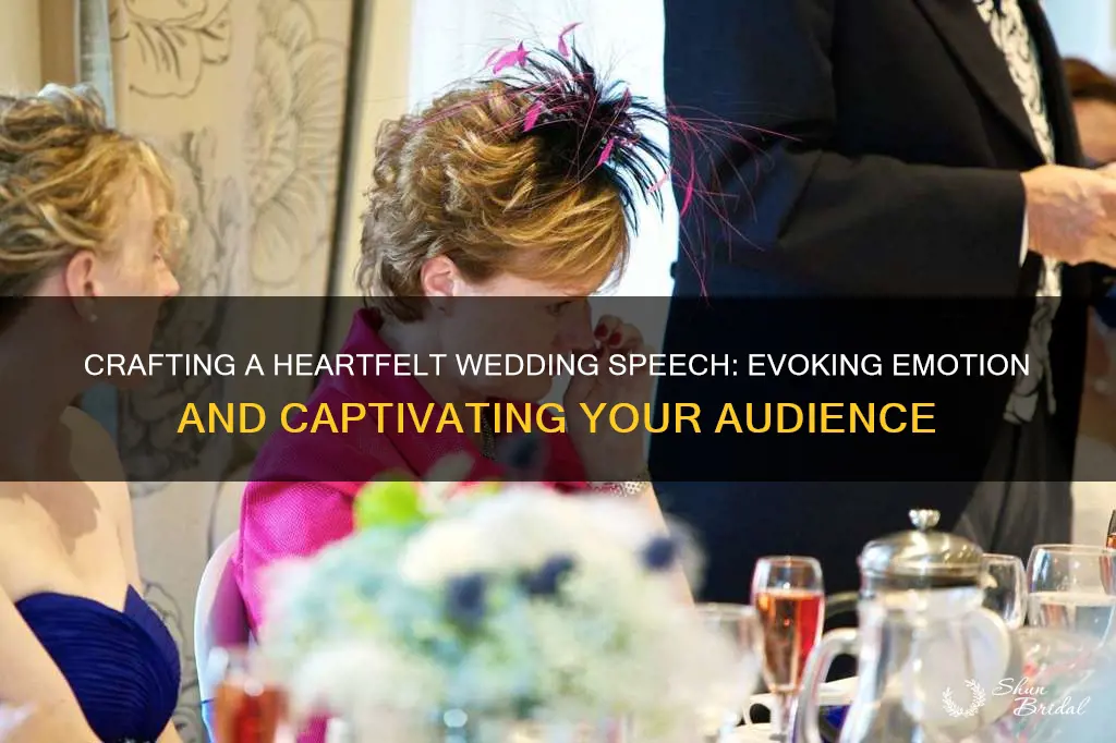 how to write an emotional wedding speech