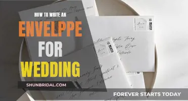 Writing the Perfect Wedding Envelope: A Step-by-Step Guide