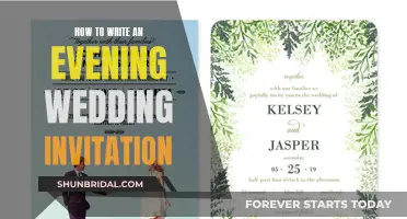 Crafting Evening Wedding Invites: A Step-by-Step Guide