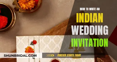 Crafting an Indian Wedding Invitation: A Guide