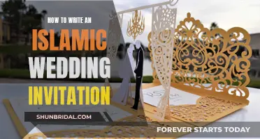 Islamic Wedding Invitation Etiquette: A Guide to Writing Yours