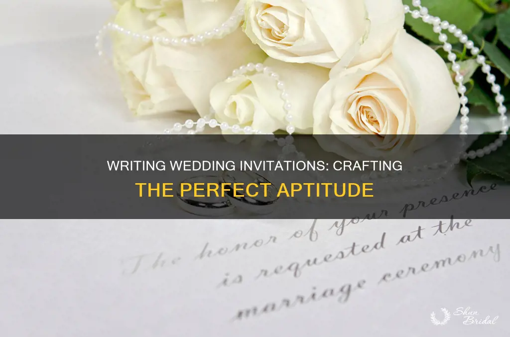 how to write apt on wedding invitation