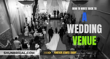 Writing Back to Your Wedding Venue: A Guide