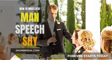 Crafting a Memorable Best Man Speech, Even If You're Shy