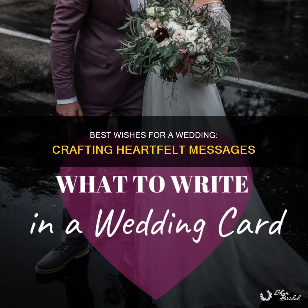 how to write best wishes for wedding