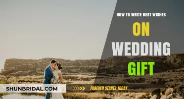 Crafting Heartfelt Wedding Gift Wishes: Tips for Thoughtful Messages