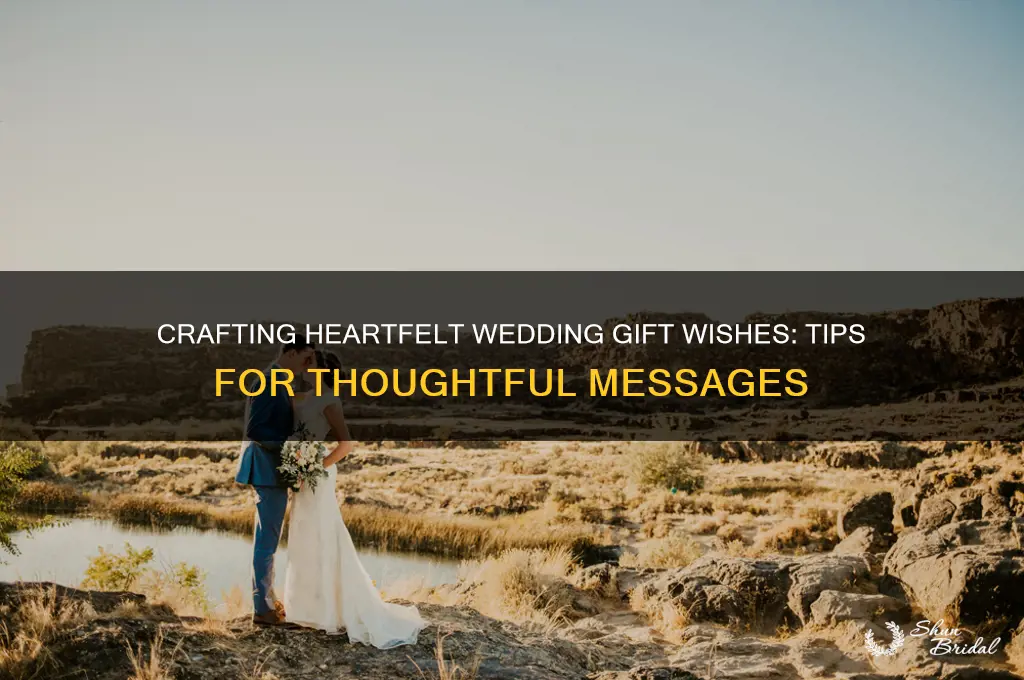 how to write best wishes on wedding gift