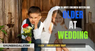 Involving Older Children in Wedding Ceremonies