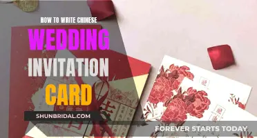 Writing Chinese Wedding Invites: A Guide to Invitation Wording