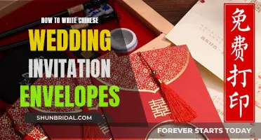 Writing Chinese Wedding Invitation Envelopes: A Step-by-Step Guide