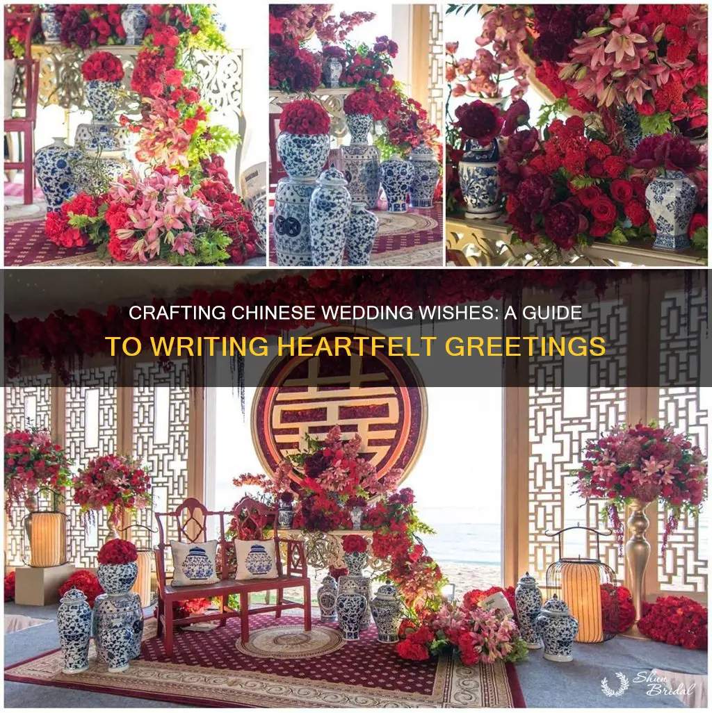 how to write chinese wedding wishes