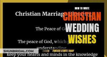 Crafting Christian Wedding Wishes: A Guide to Writing Heartfelt Messages