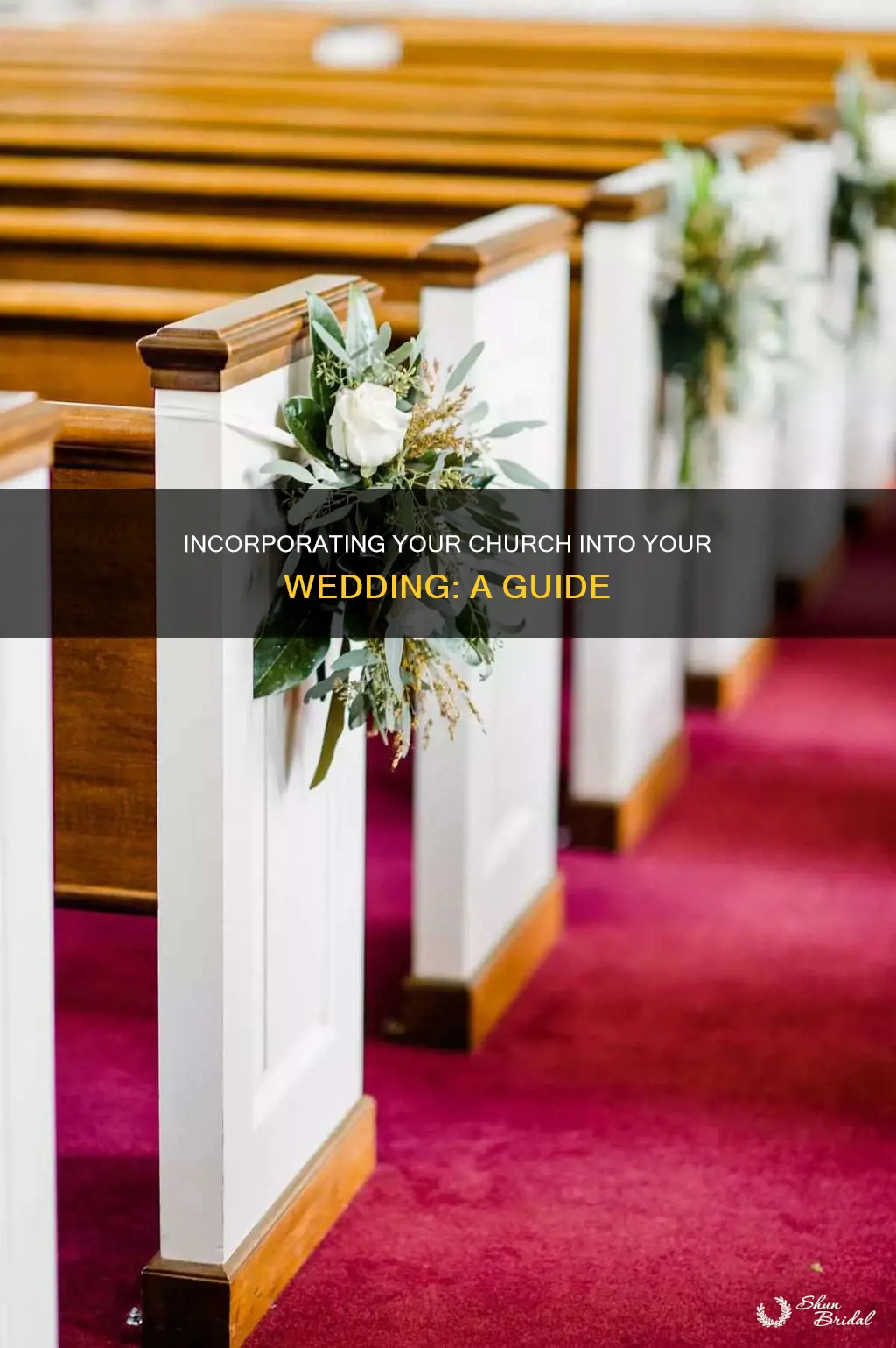 how to write church on the wedding