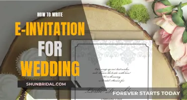 Writing Your Wedding E-Vites: A Step-by-Step Guide