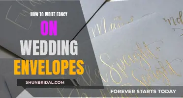 The Art of Calligraphy: Mastering Fancy Wedding Envelope Addressing