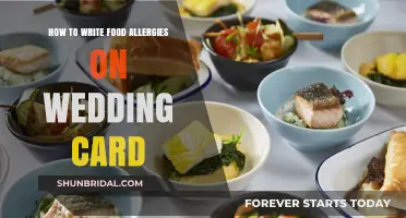 Thoughtful Wedding Invites: Including Food Allergy Notices with Grace and Clarity