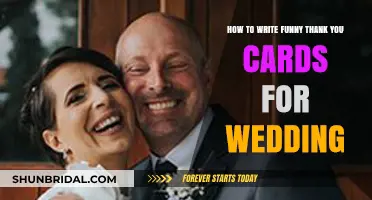 Crafting Hilarious Wedding Thank You Cards: Tips for Grateful Giggles