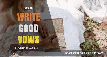 Crafting Heartfelt Wedding Vows: A Guide to Writing Meaningful Promises