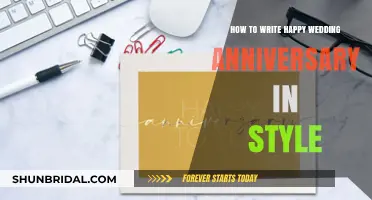 Celebrate Love: Crafting Stylish Happy Wedding Anniversary Messages