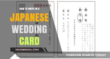 Crafting Heartfelt Messages: A Guide to Writing Japanese Wedding Cards