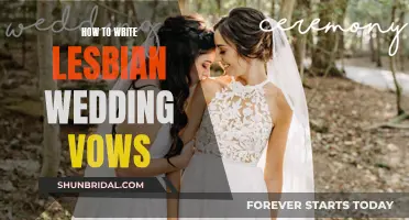 Crafting Heartfelt Lesbian Wedding Vows: A Guide to Personalization