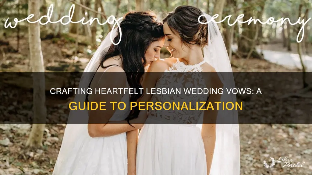 how to write lesbian wedding vows