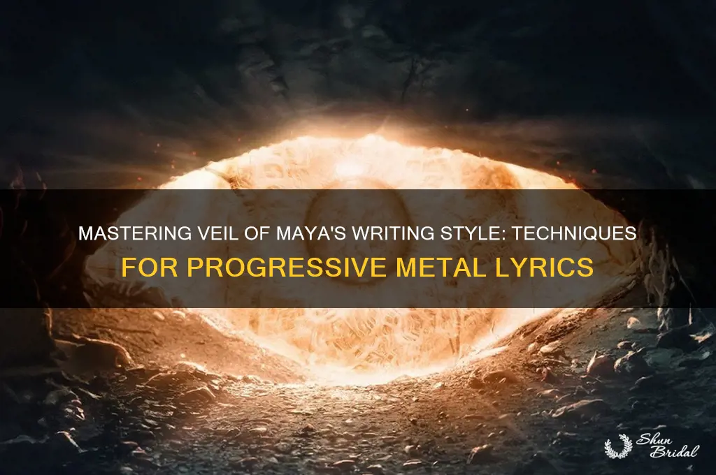 how to write like veil of maya