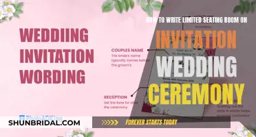 Wedding Invitation Etiquette: Limited Seating, Unlimited Joy