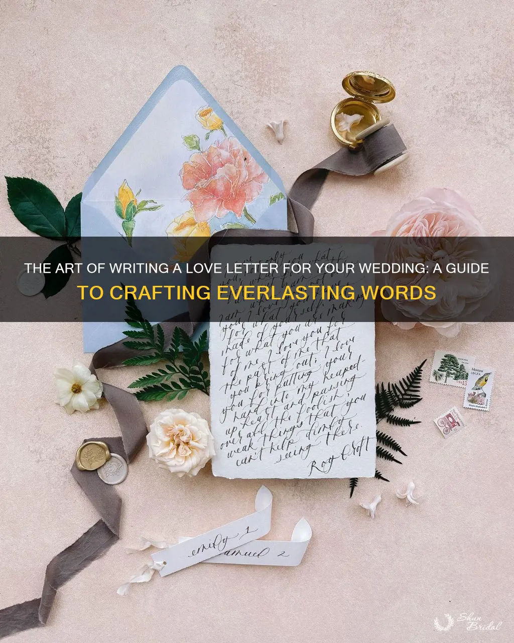 how to write love letter for my wedding