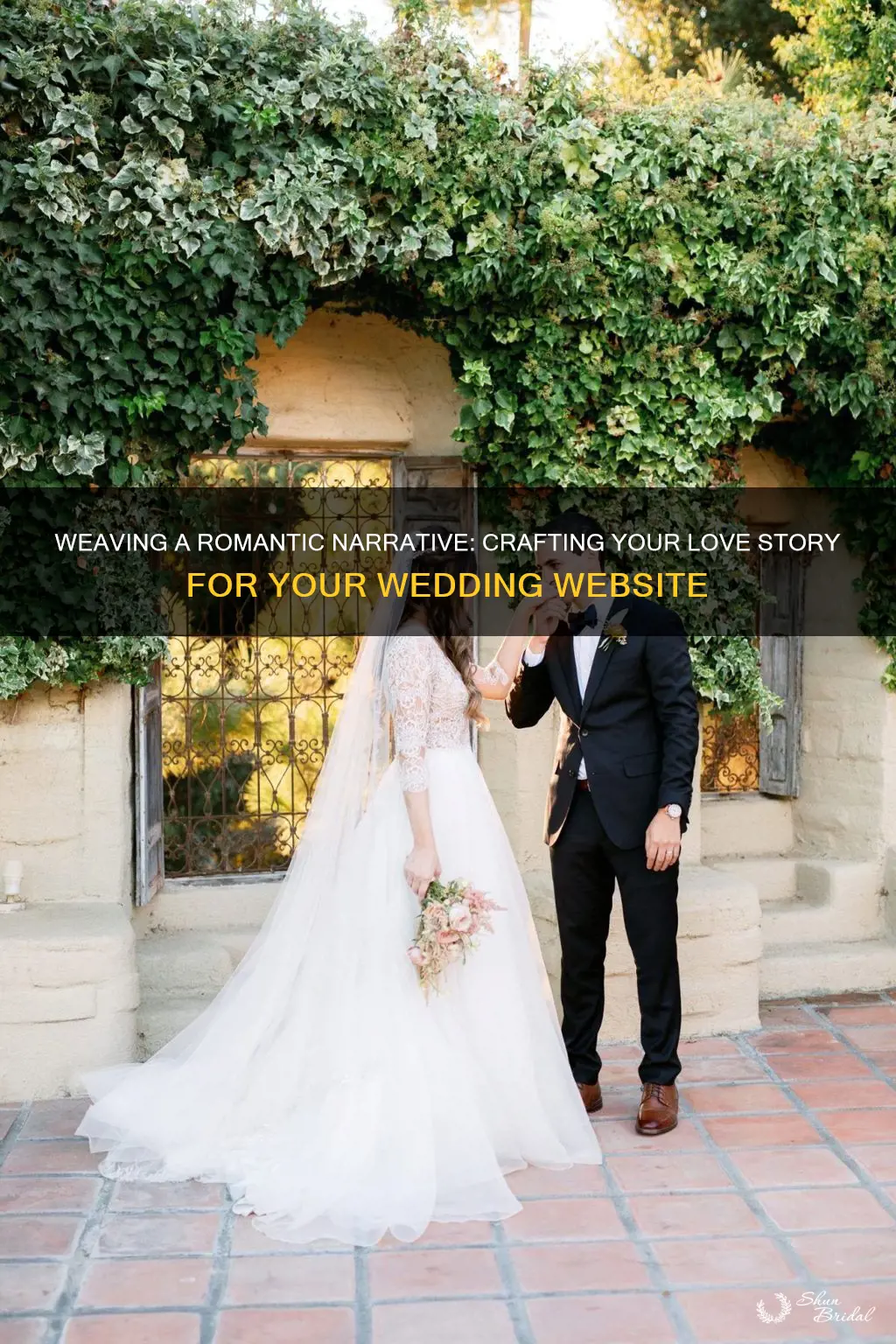 how to write love story for wedding website