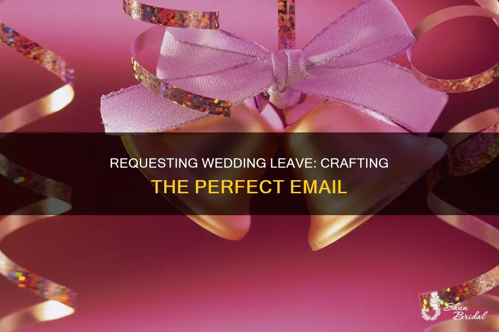 how to write mail for my wedding leave