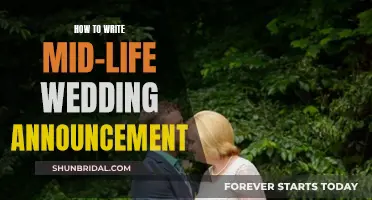 Announcing a Mid-Life Wedding: A Guide to Sharing Your Joy